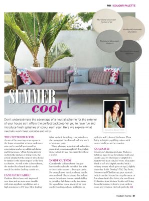 Modern Home Magazine, Summer Cool