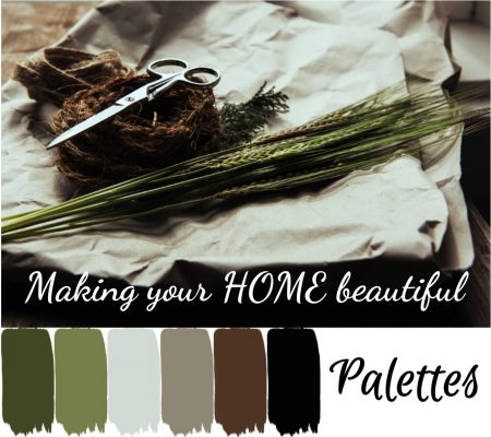 Beautiful interior decorating schemes can be put together using a natural colour palette