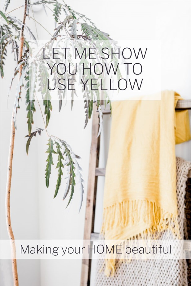 How to use yellow in an interior scheme
