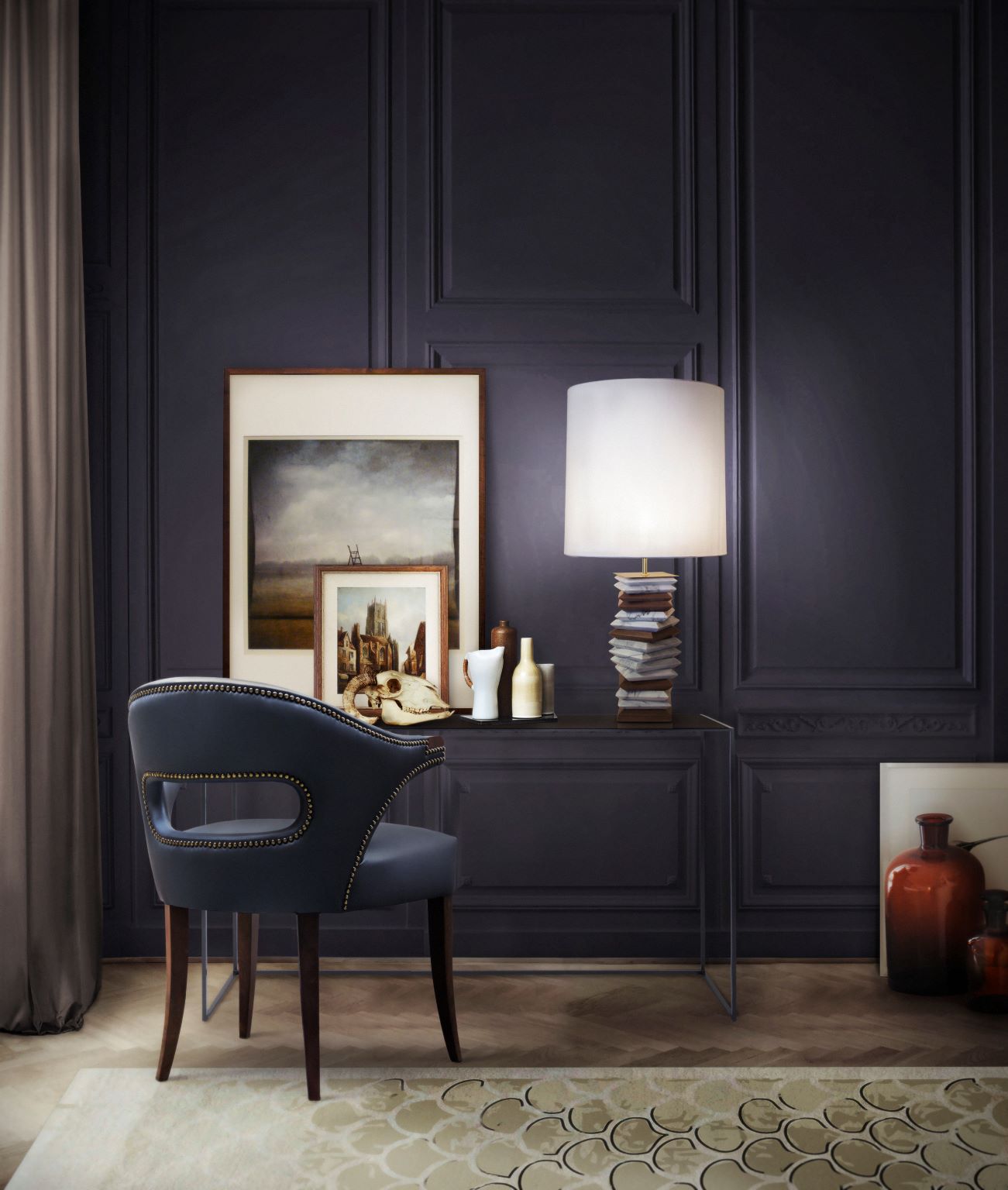 How to work with a dark colour palette