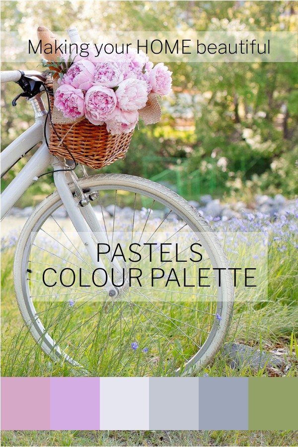 A pretty pastels colour scheme