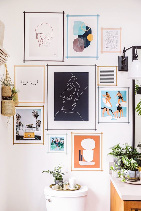 How to put a gallery wall together