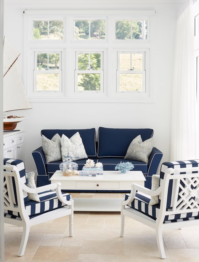Let me show you how to use Navy blue and White