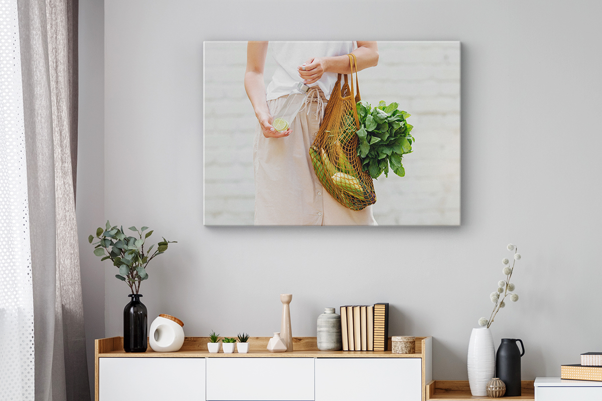 How to decorate with canvas prints