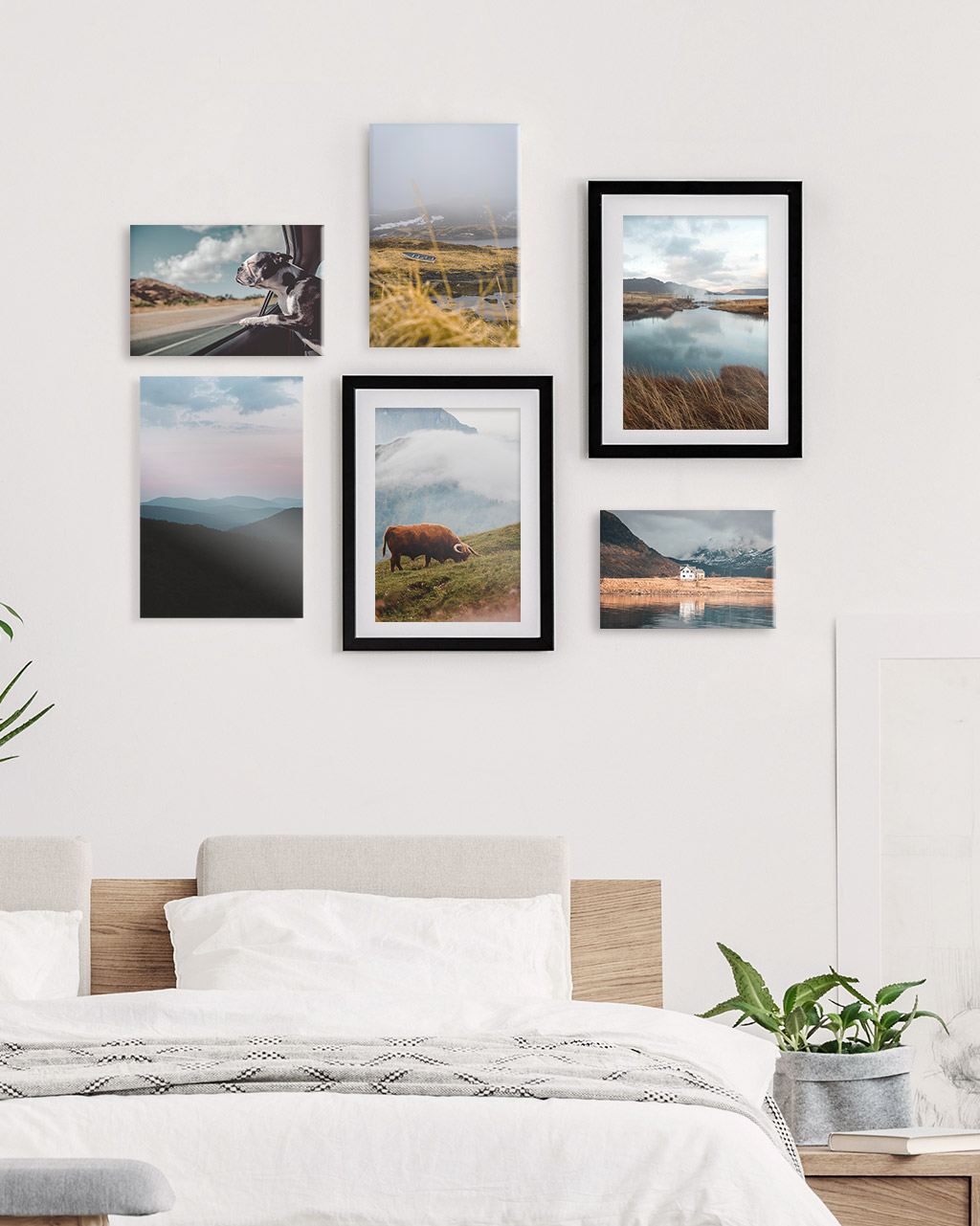 How to decorate with canvas prints