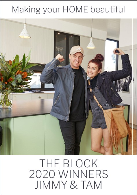 The Block 2020 Winners - Jimmy and Tam