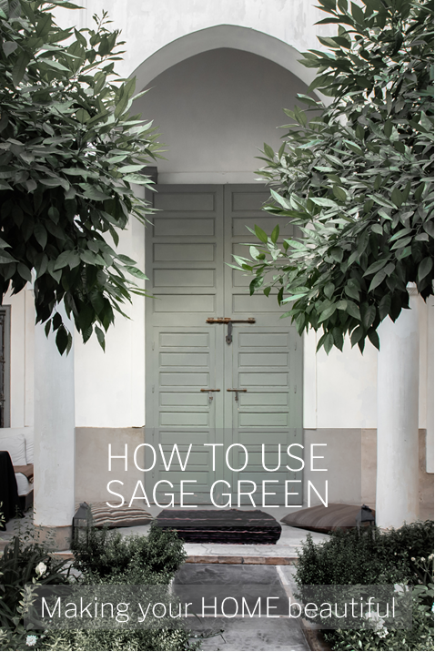 How to use the colour Sage Green