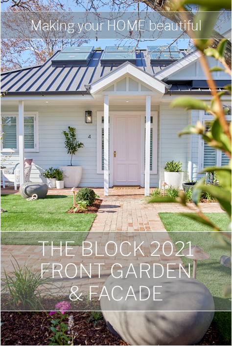 The Block 2021 Front Garden and Facade