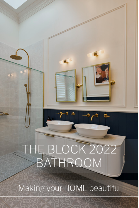 The Block 2022 Tree change bathroom reveal