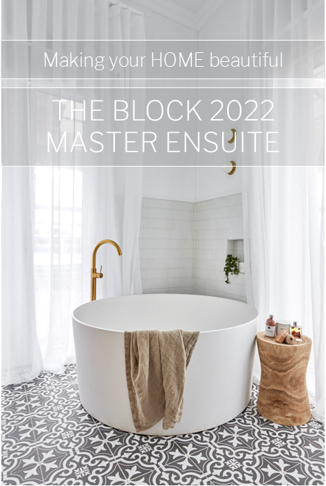 The Block 2022 Master Ensuite