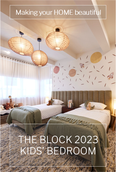 The Block 2023 Kid's bedrooms