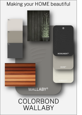 How to use Colorbond Wallaby